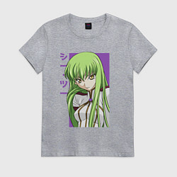Футболка хлопковая женская СС Код Гиас, цвет: меланж