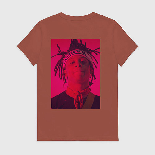 Женская футболка T-shirt trippie redd / Кирпичный – фото 2