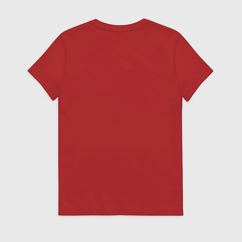 Женская футболка Jordan colors / Красный – фото 2