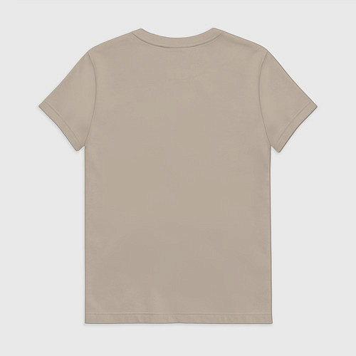 Женская футболка Rock n roll - save you soul / Миндальный – фото 2