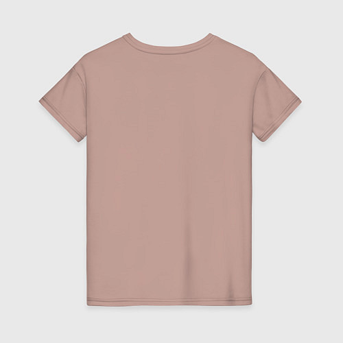 Женская футболка New Year abstract tree / Пыльно-розовый – фото 2