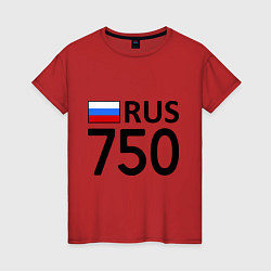 Женская футболка RUS 750