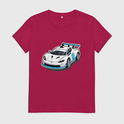 Женская футболка Спортивная машинка
