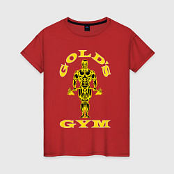 Футболка хлопковая женская Зал голда, цвет: красный