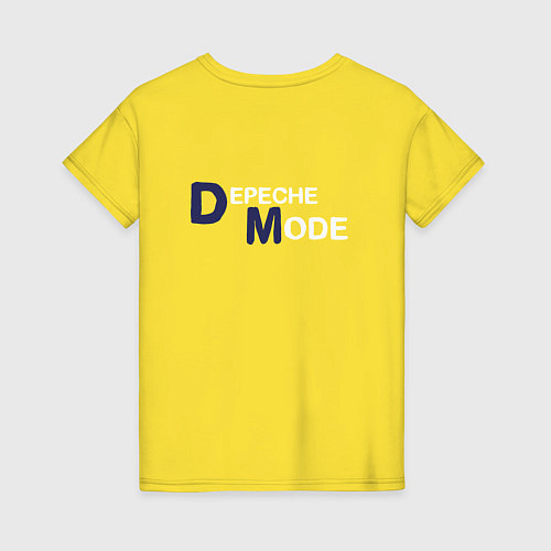 Женская футболка Depeche Mode - best of videos / Желтый – фото 2