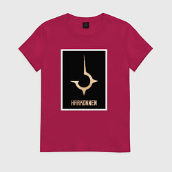 Футболка хлопковая женская Дом Харконненов из Дюна, цвет: маджента