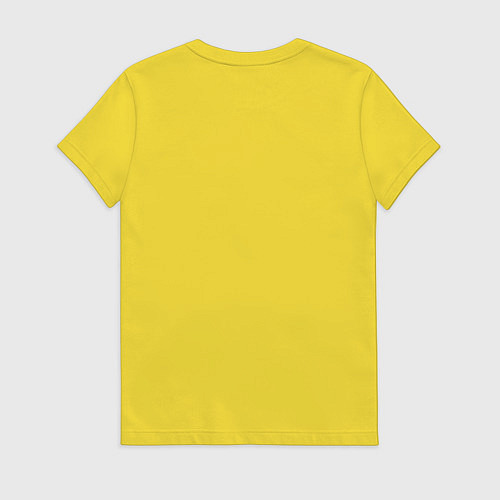 Женская футболка Maya never alone- motto / Желтый – фото 2