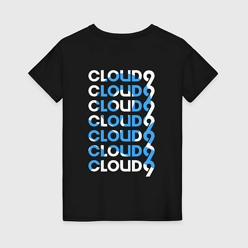 Женская футболка Cloud9 - pattern / Черный – фото 2