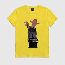 Женская футболка Ходячие мертвецы Рик Граймс
