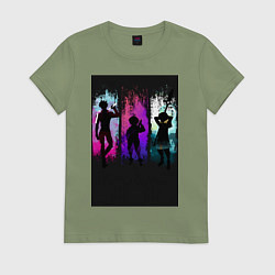 Футболка хлопковая женская Семь смертных грехов Кинг, цвет: авокадо