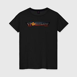 Женская футболка Stormgate logo