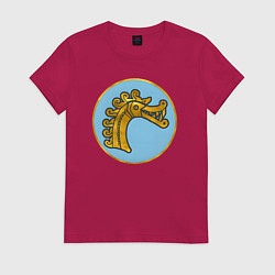 Футболка хлопковая женская Даны из Total War: Attila, цвет: маджента