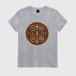 Футболка хлопковая женская Склавины из Total War: Attila, цвет: меланж