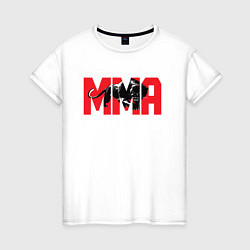 Женская футболка MMA пантера