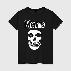 Женская футболка Misfits band group