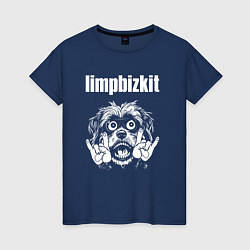 Женская футболка Limp Bizkit rock dog