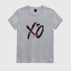 Футболка хлопковая женская Xo tour llife 3, цвет: меланж