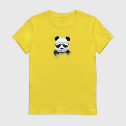 Женская футболка Бэнкси крутая панда в очках