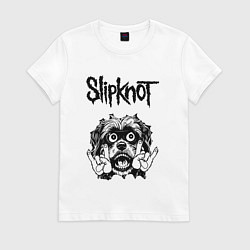 Женская футболка Slipknot - rock dog