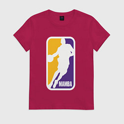 Футболка хлопковая женская Mamba Kobe Bryant, цвет: маджента