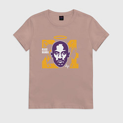 Футболка хлопковая женская Black mamba 24, цвет: пыльно-розовый