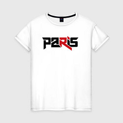 Футболка хлопковая женская Paris, цвет: белый