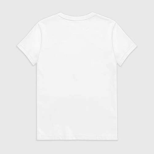 Женская футболка Игривый сиамский котик / Белый – фото 2