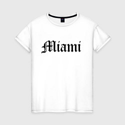 Женская футболка Miami - USA
