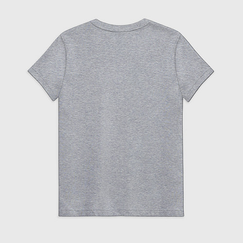 Женская футболка Агрессивная акула в стиле граффити / Меланж – фото 2