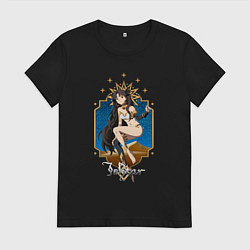 Футболка хлопковая женская Богиня Иштар Fate, цвет: черный