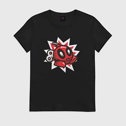 Женская футболка Deadpool bomb