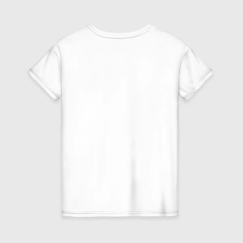 Женская футболка 80 регион рулит / Белый – фото 2