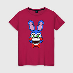 Футболка хлопковая женская Toy Bonnie FNAF, цвет: маджента