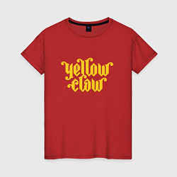 Футболка хлопковая женская Yellow Claw, цвет: красный