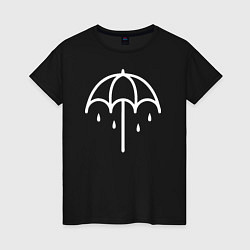 Футболка хлопковая женская BMTH Symbol, цвет: черный