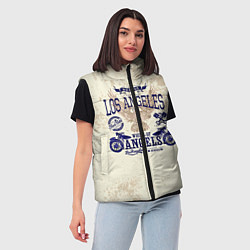 Женский жилет Moto t-shirt 1, цвет: 3D-красный — фото 2