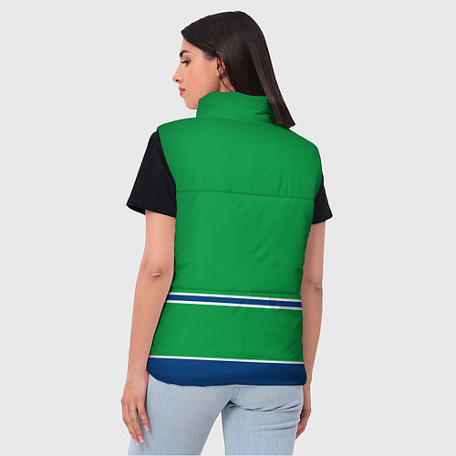Женский жилет Vancouver Canucks / 3D-Красный – фото 4