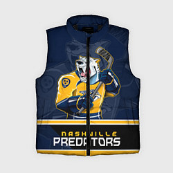 Женский жилет Nashville Predators, цвет: 3D-черный