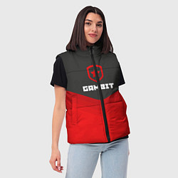Женский жилет Gambit Gaming Uniform, цвет: 3D-красный — фото 2