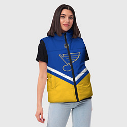 Женский жилет NHL: St. Louis Blues, цвет: 3D-красный — фото 2