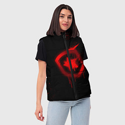 Женский жилет Gambit: Black collection, цвет: 3D-красный — фото 2