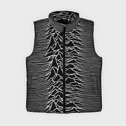 Женский жилет Joy Division: Unknown Pleasures, цвет: 3D-светло-серый