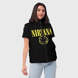 Женский жилет Nirvana Rock, цвет: 3D-светло-серый — фото 2