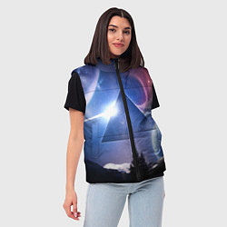 Женский жилет Pink Floyd: Space, цвет: 3D-черный — фото 2