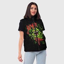 Женский жилет Slayer Slimer, цвет: 3D-светло-серый — фото 2