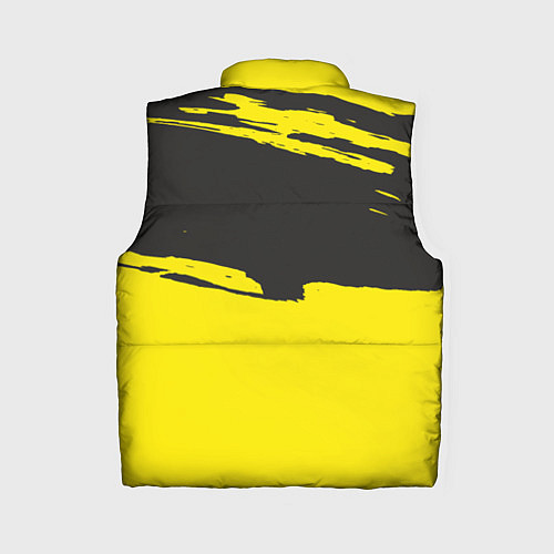 Женский жилет Чёрно-жёлтый / 3D-Черный – фото 2