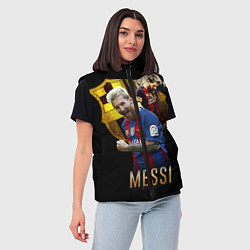 Женский жилет Messi Star, цвет: 3D-красный — фото 2