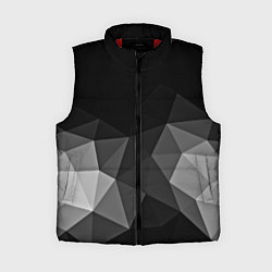 Женский жилет Abstract gray, цвет: 3D-красный