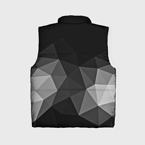 Женский жилет Abstract gray / 3D-Красный – фото 2