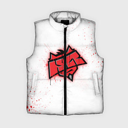 Женский жилет HellRaisers: White collection, цвет: 3D-светло-серый